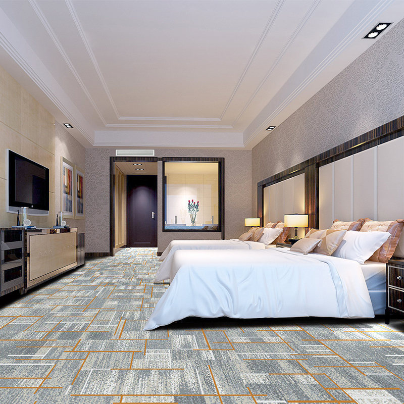 Nylon Axminster Carpet For Hotel Guest Room